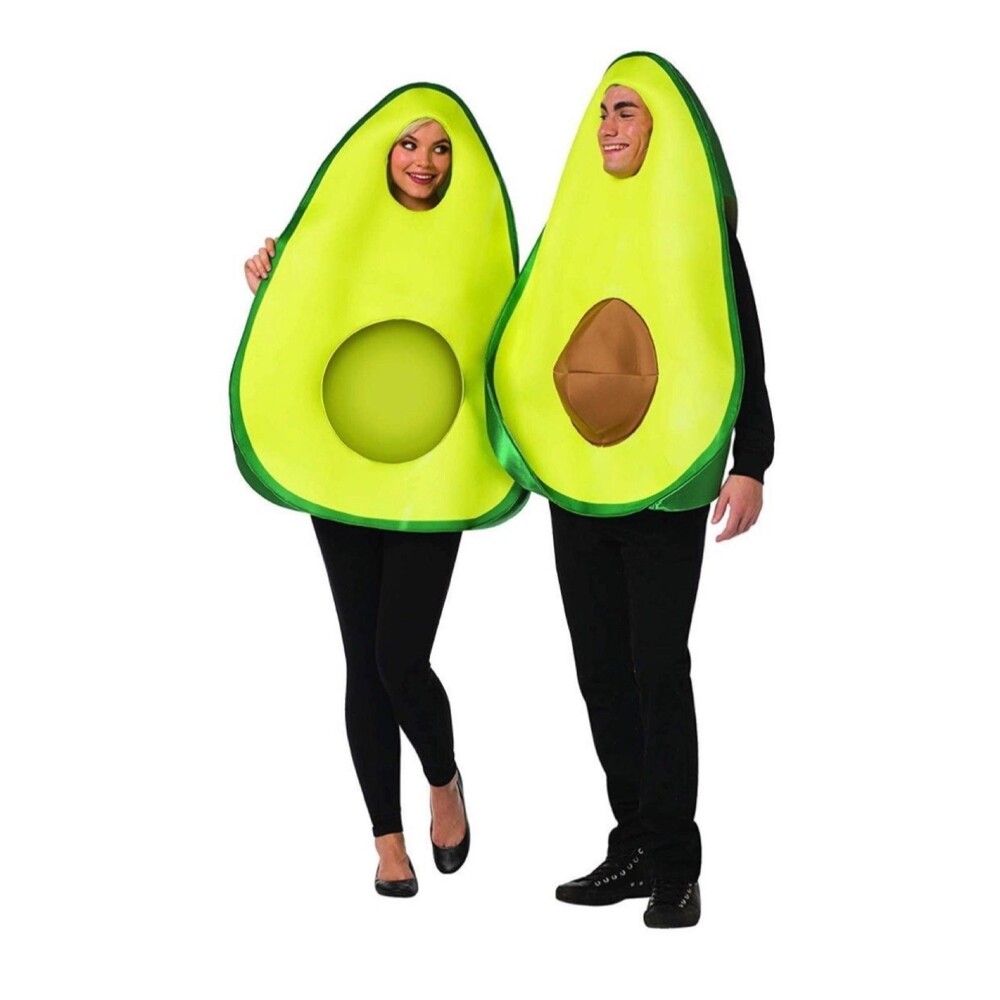 Halloween Avocado Couple Adult Costume